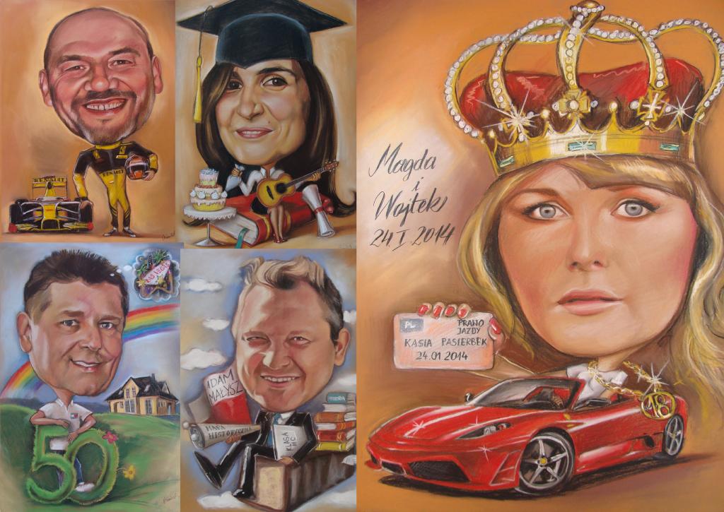 KARYKATURA PORTRET, PREZENT - karykatury
