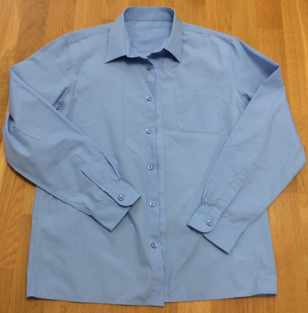 Klasyczna błękitna koszula 170-176 15 lat M&S