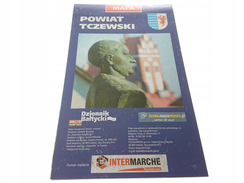 POWIAT TCZEWSKI. MAPA