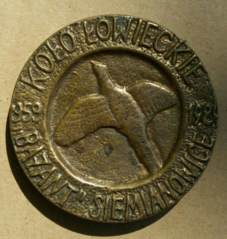 Medal Koło łowieckie bażant Siemianowice