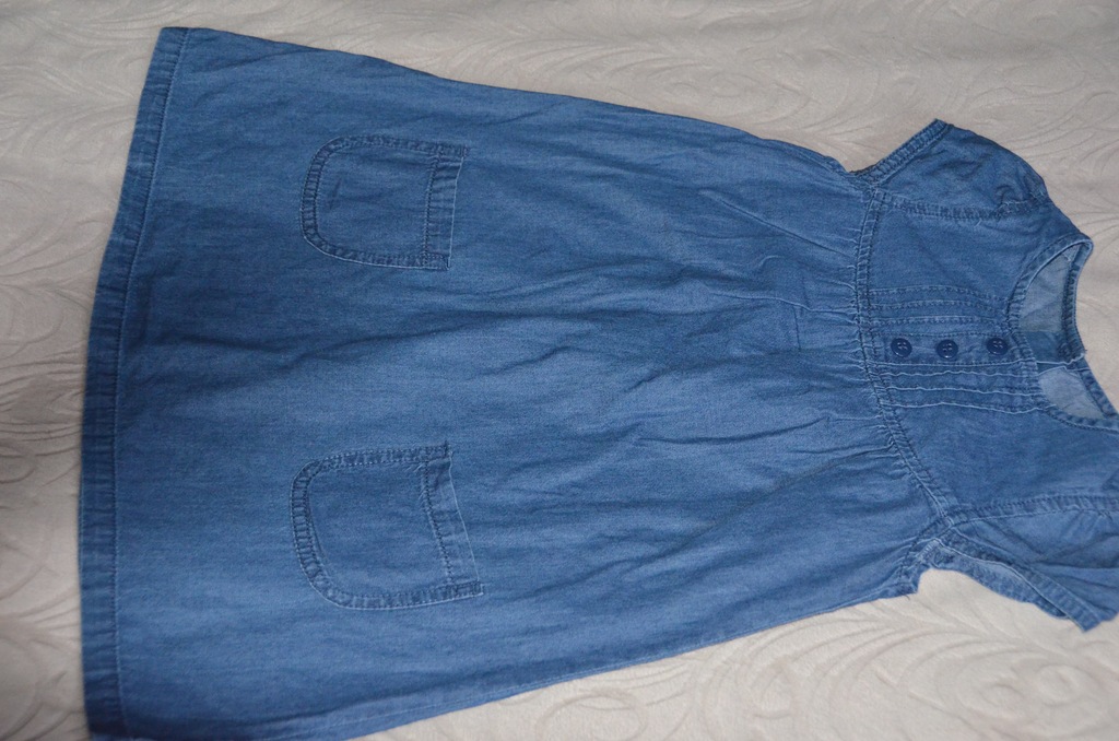 sukienka, jeans, Mothercare, 2 latka, rozmiar 98