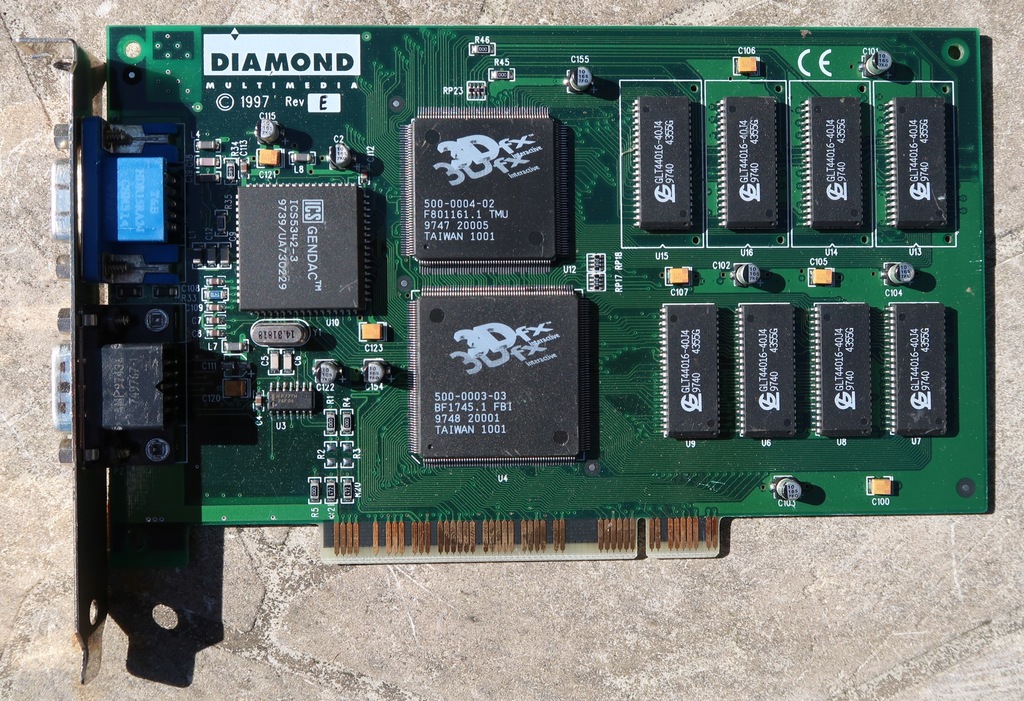 Akcelerator Diamond Monster 3D PCI 4MB 3dfx Voodoo