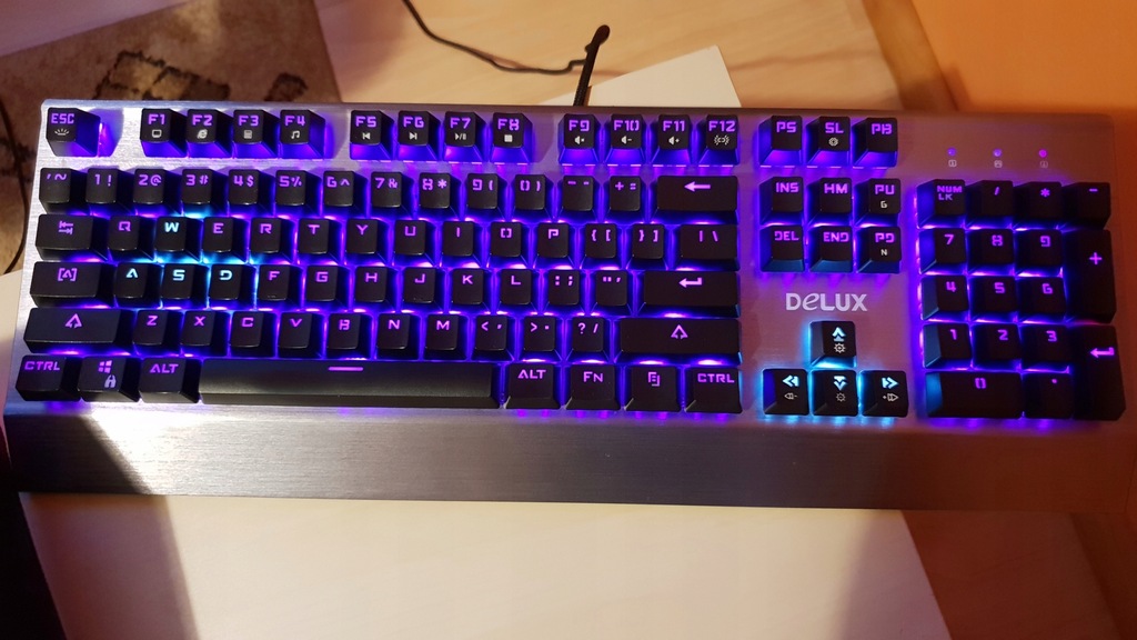 Klawiatura mechaniczna Delux Game Titan KM02 Ideał