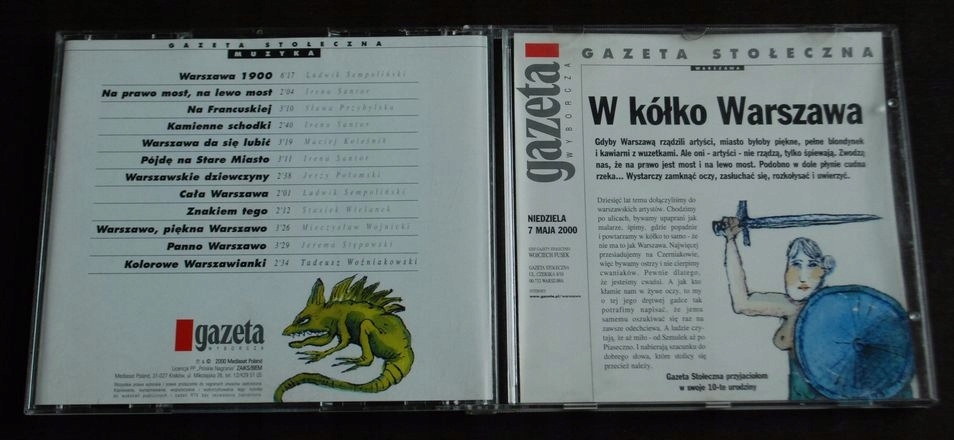 Gazeta Stołeczna W KÓŁKO WARSZAWA 2000