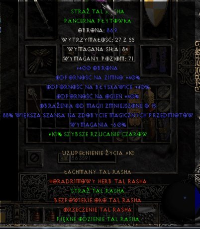 DIABLO 2 LADDER ZBROJA + PAS TAL RASHA