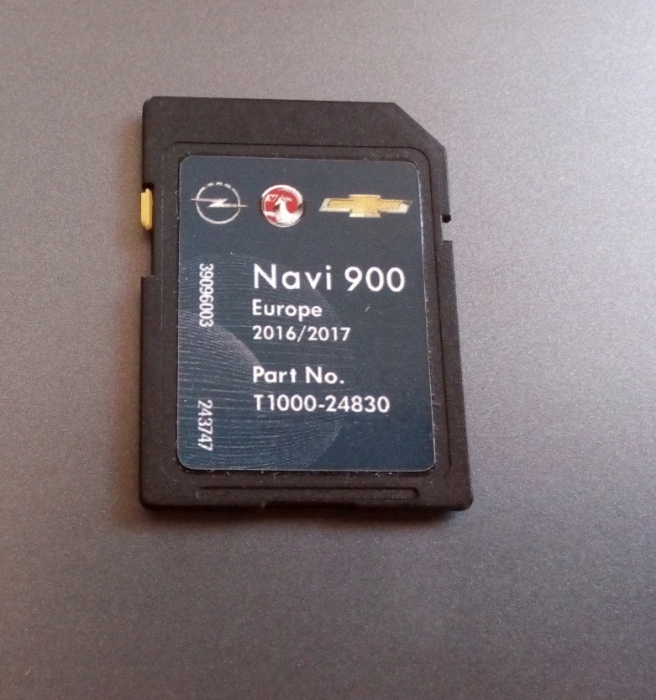 Mapa Europy Navi900/600 Opel Karta SD 2016/17