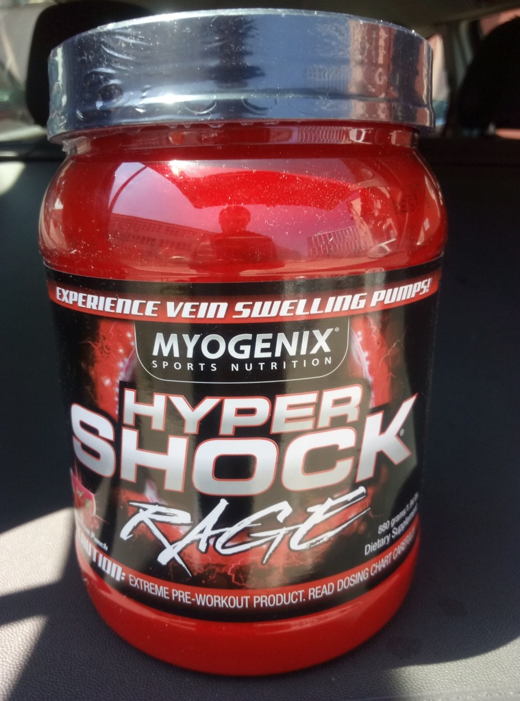 Myogernix HYPER SHOCK RAGE USA pre workout