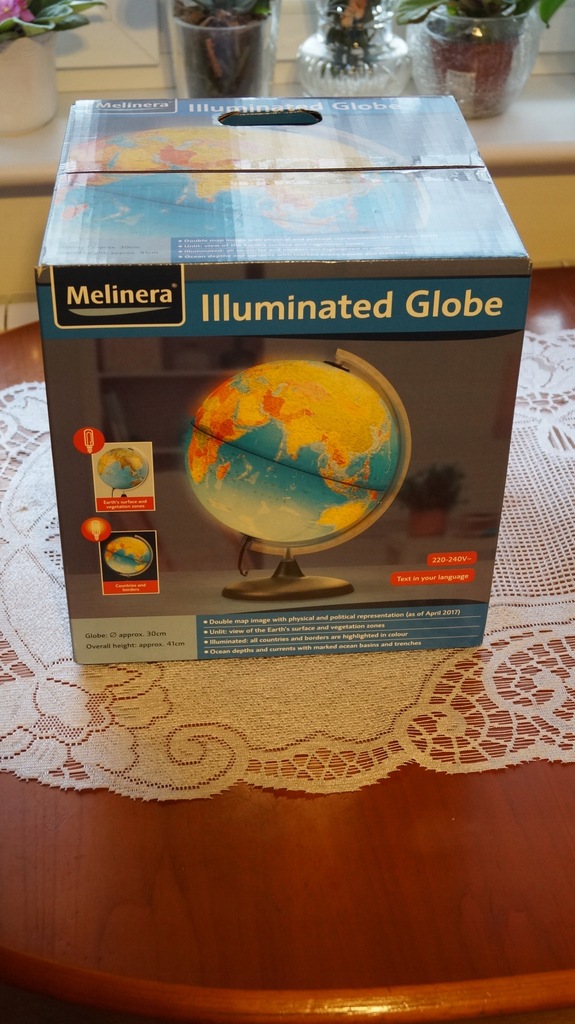 globus podswietlany melinera