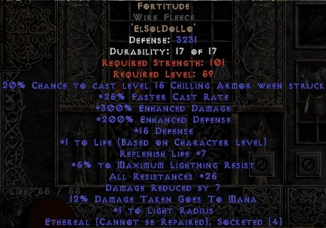 ETH Bugged Hart Forti Merc! Diablo 2 Ladder