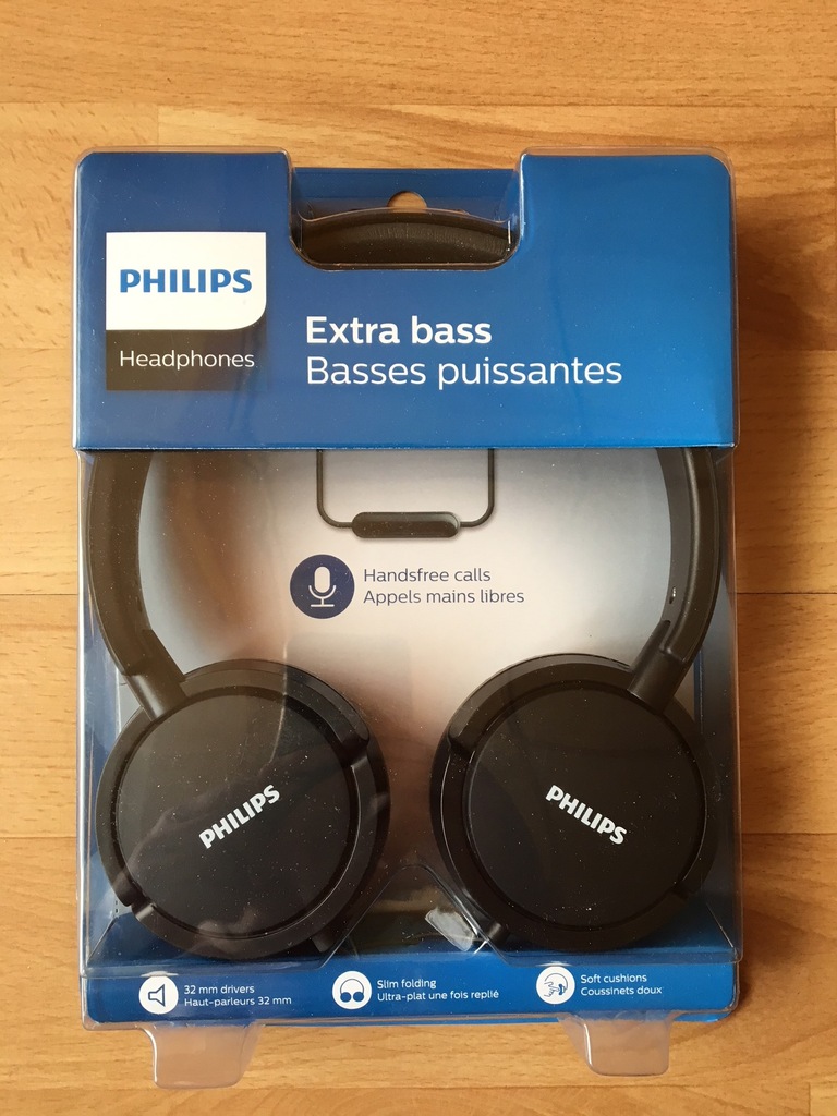 S uchawki PHILIPS EXTRA BASS BASSES PUISSANTES 7147806761