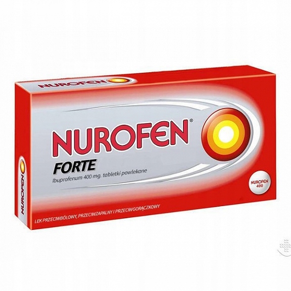 Nurofen Forte 0,4 g, 24 tabletki powl. APTEKA