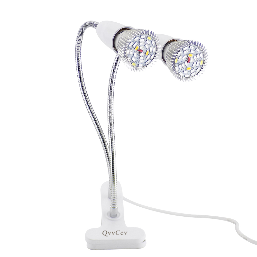 LAMPKA LED 2 x 28W GROW do doświetlania roślin