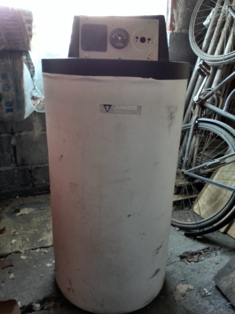 BOILER JUNKERS z wężownicą zasobnik 120L bojler