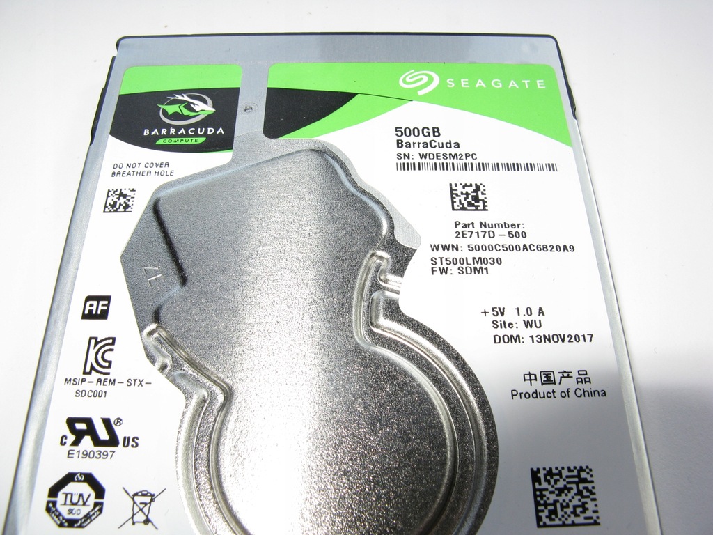 DYSK TWARDY 2,5'' SEAGATE ST500LM030 500GB SATA3 - 7662884513 ...