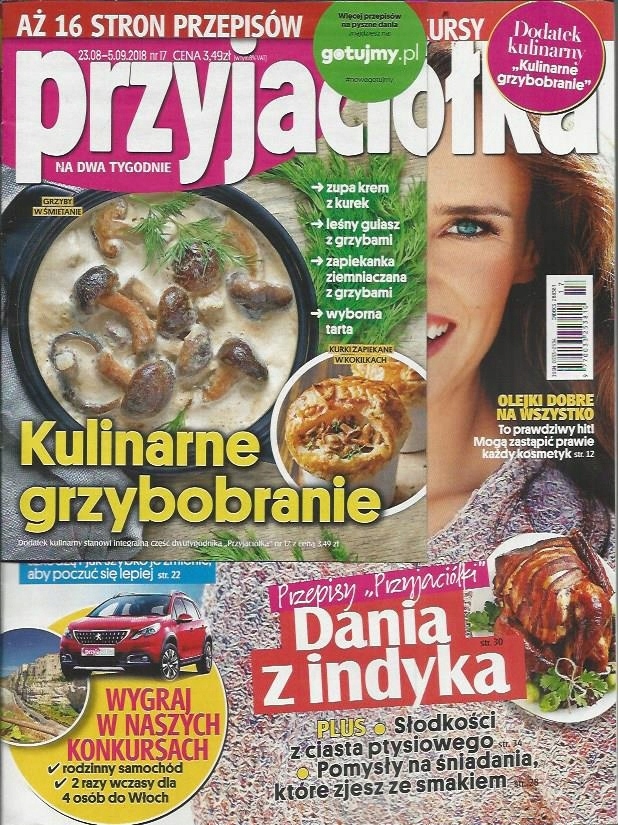 PRZYJACIÓŁKA nr 17/18 + przepisy Kulinarne grzybob