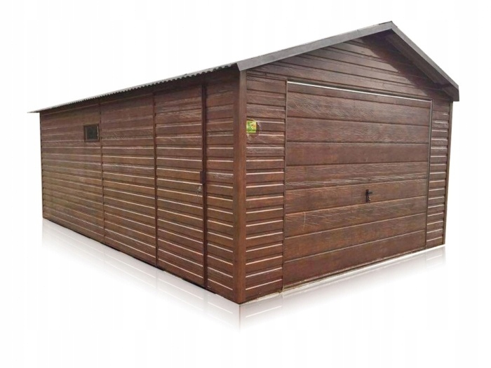 Garaż blaszany 4x6 podwójny - Garaże Pająk -