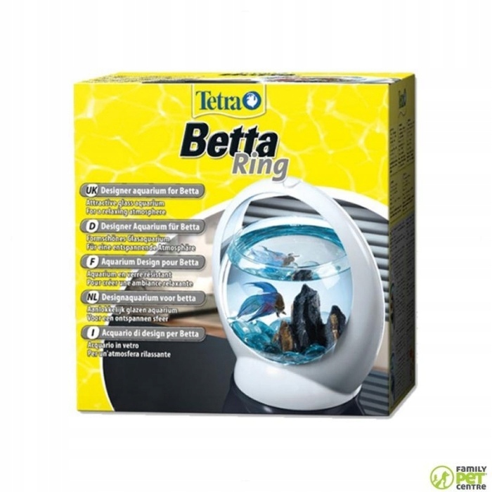Akwarium Kula Tetra Betta Ring oświetlenie