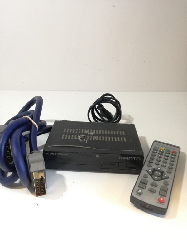 DEKODER DVB-T MANTA 010HD+PILOT+KABEL SCART