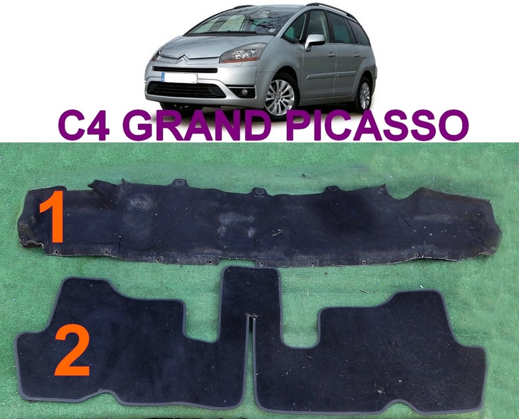 Citroen C4 Grand Picasso Wygłuszenie Podszybia - 6953096908 - Oficjalne Archiwum Allegro