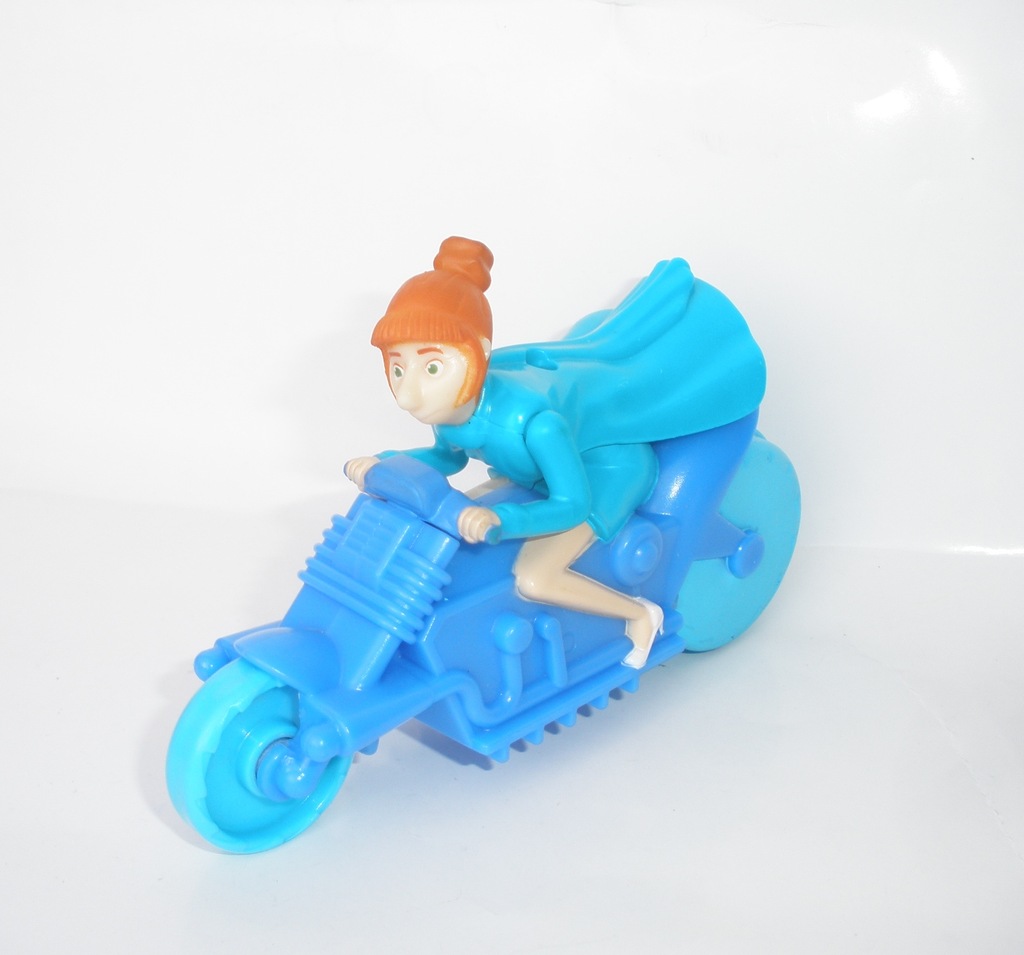 LUCY NA MOTOCYKL GRU DRU I MINIONKI FIGURKA NAKREC