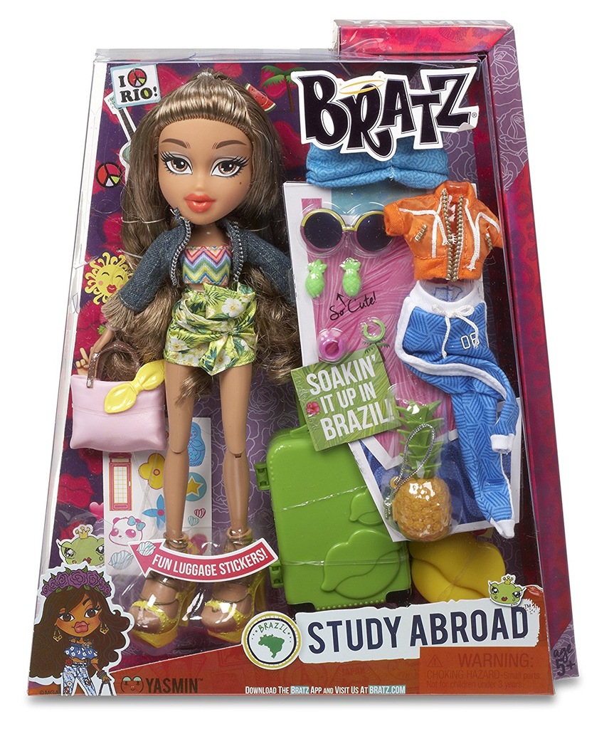 Lalka BRATZ Yasmin Study Abroad + Akcesoria 24H