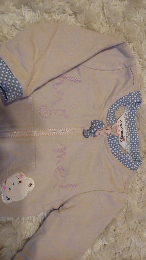 Bluza + leginsy niemowlęce Cocodrillo roz.68