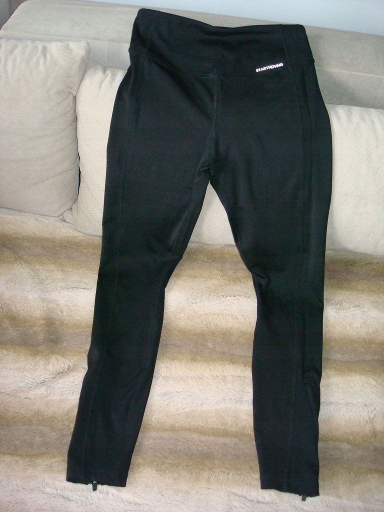legginsy getry czarne Startmoving Bershka M