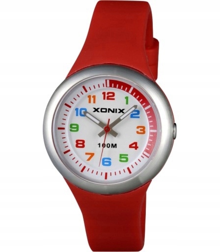 zegarek xonix wodoszczelny dla dziewczynki koralow