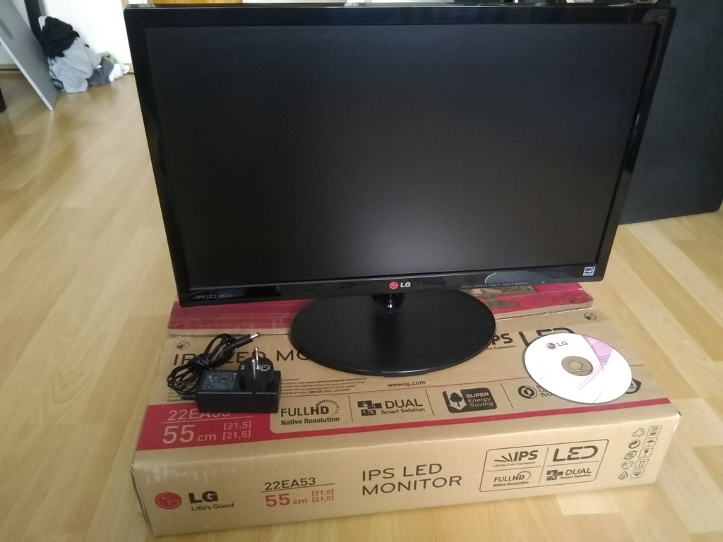 LG 21,5" IPS 22EA53 HDMI DVI D-SUB do gier
