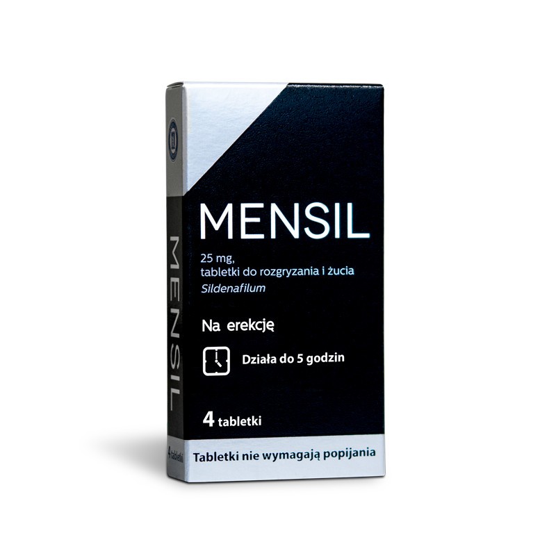 Mensil 25 mg tabletki do rozgryz. i żucia, 4 szt.