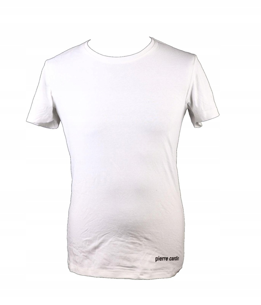 PIERRE CARDIN T-Shirt Koszulka MĘSKA Gładka -L-