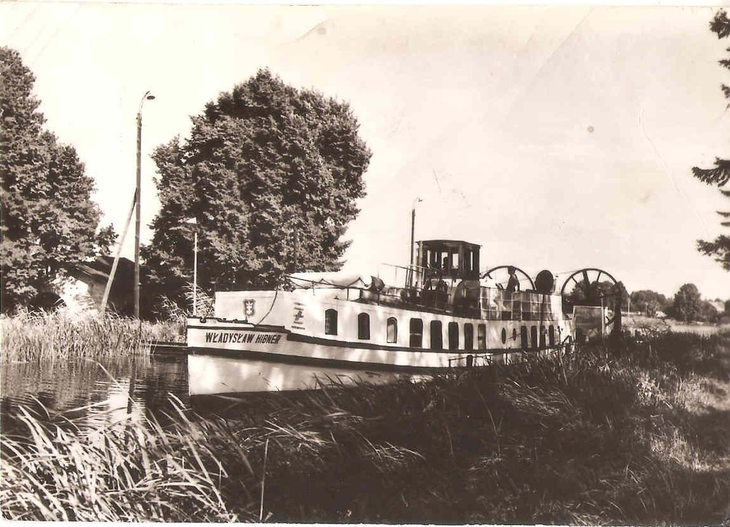 KANAŁ ELBLĄSKI -- STATEK - WŁADYSŁAW HIBNER - 1965