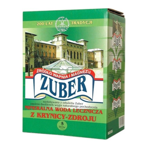 woda lecznicza 5 x ZUBER 5 L najtaniej