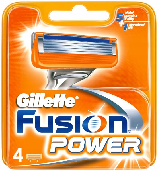 Wkłady do maszynek Gillette Fusion Power 4 sztuki