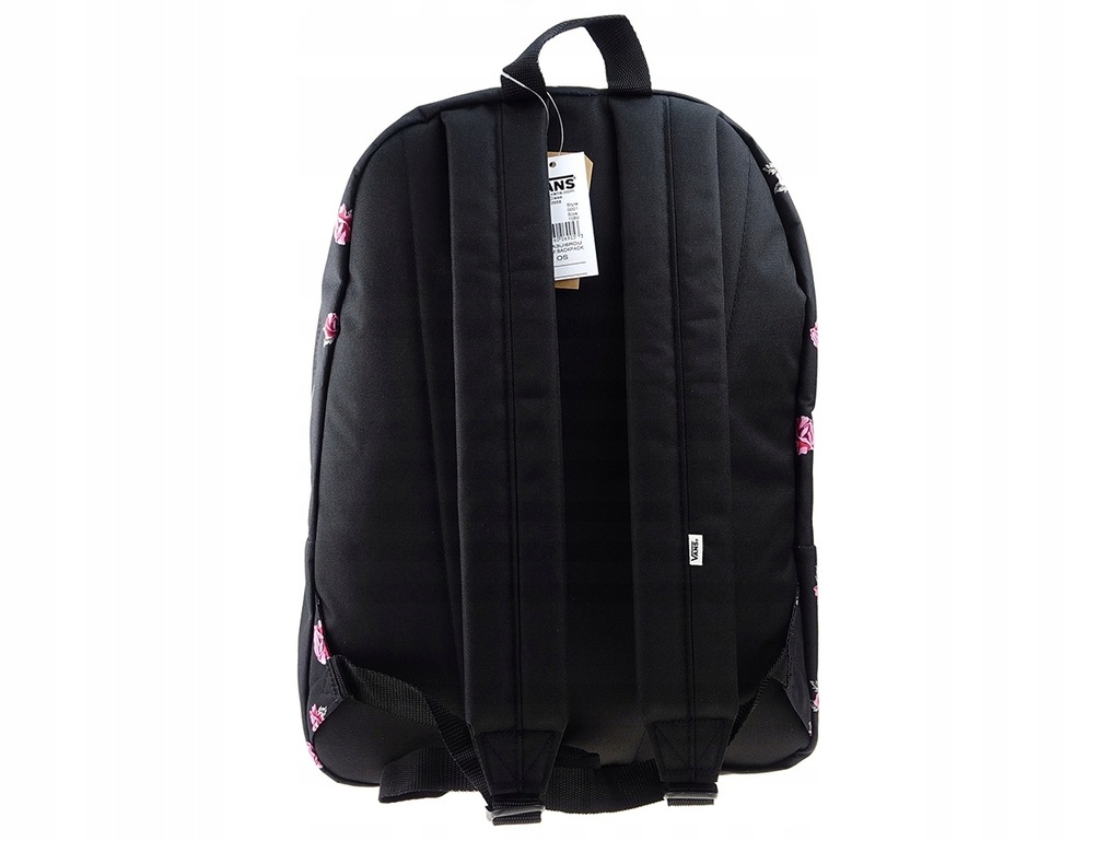 PLECAK VANS REALM BACKPACK BLACK ROSE VN0A3UI6RDU 7492030518