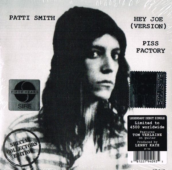 PATTI SMITH Hey Joe / Piss Factory (RSD 2017) 7