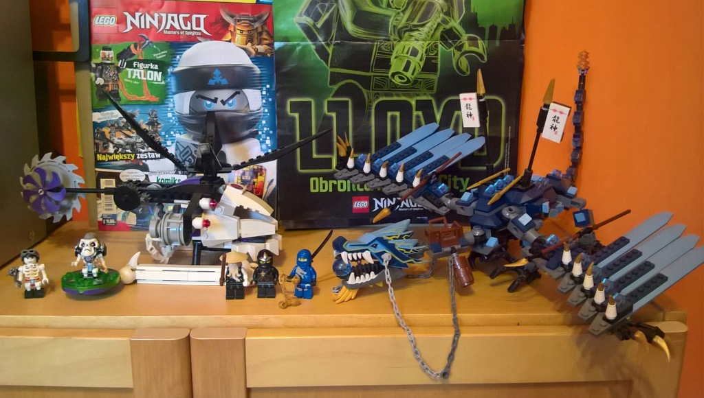 Lego Ninjago 2521 Walka Smoka Błyskawicy Unikat - 7661641740 ...