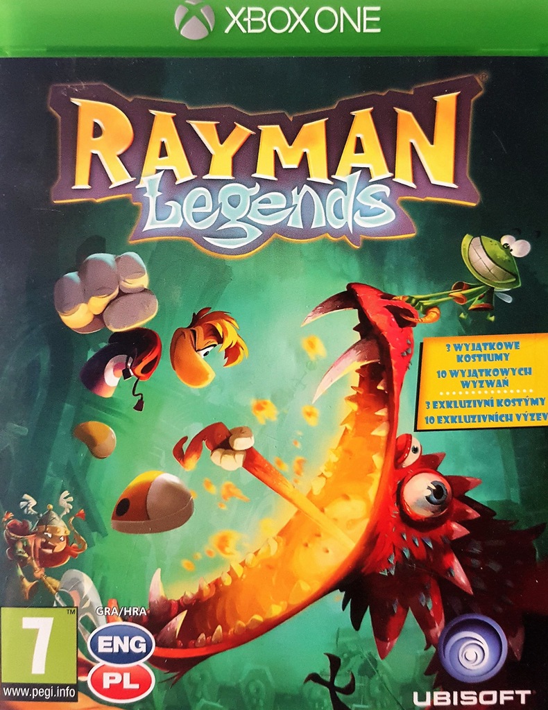 RAYMAN LEGENDS PL XO NOWA SKLEP MULTIGAMES KRAKÓW