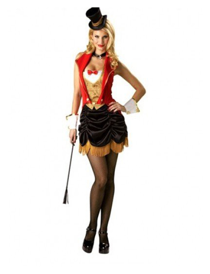 PRZEBRANIE KOSTIUM STRÓJ CYRKOWY HALLOWEEN