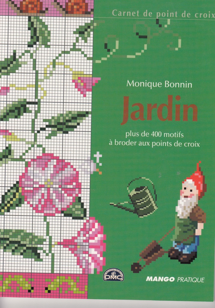 Haft krzyżykowy Wzory ogrodowe Jardin Bonnin DMC