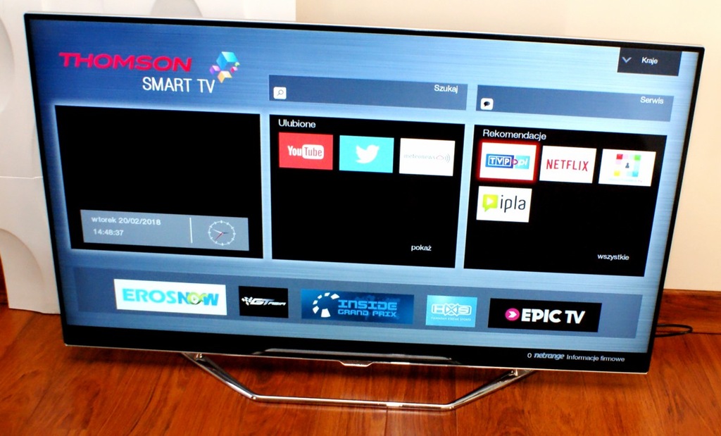 THOMSON 49 CALI 4K LED 3D SMART TV WI-FI 49UZ8766