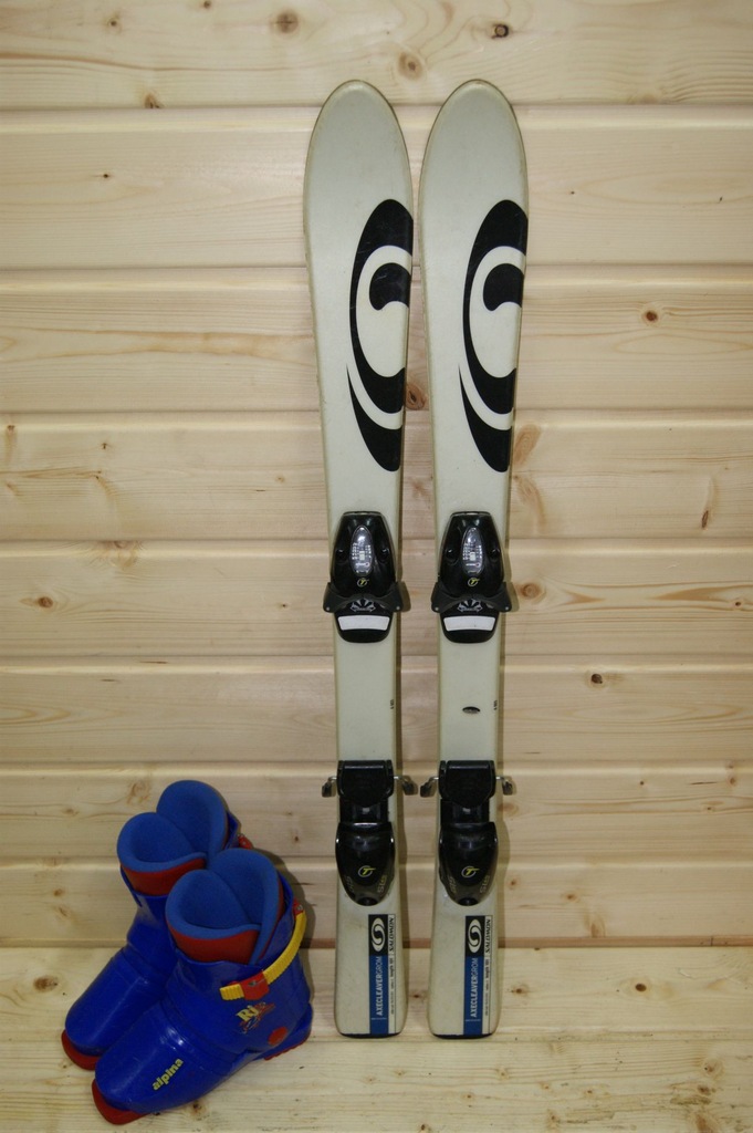 ZESTAW narty Salomon 101 cm + buty Alpina 20,5 ZESTAW narty Salomon 101 cm + buty Alpina 20,5