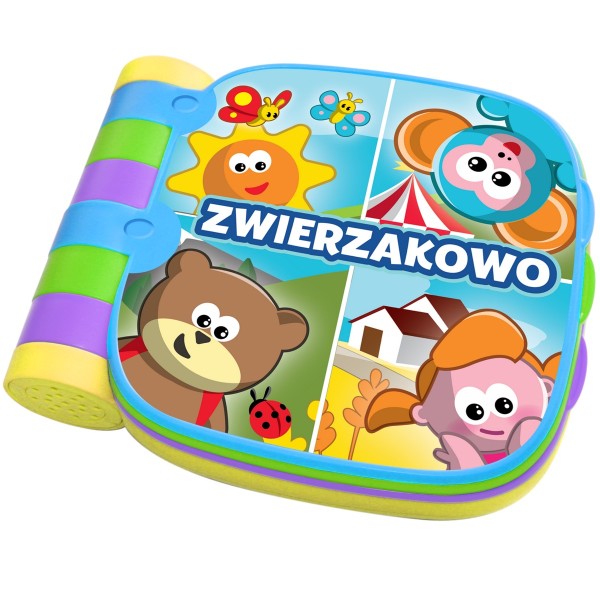 Książeczki Dla Dzieci 0 2 smily play KSIĄŻECZKA ZWIERZAKOWO interaktywna PL - 7152579344