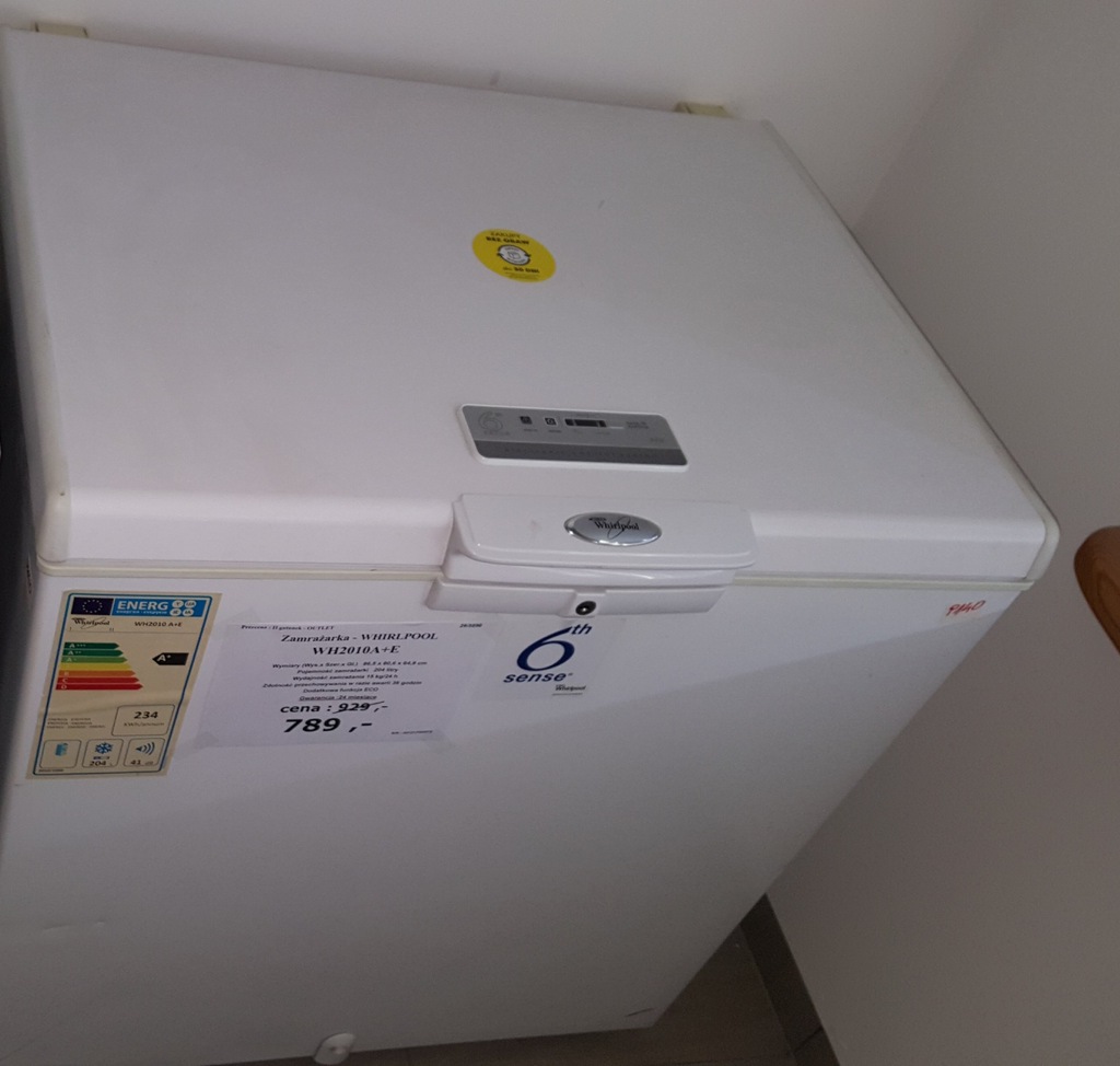 OUTLET AGD:Zamrażarka Whirlpool WH2010A+E Warszawa
