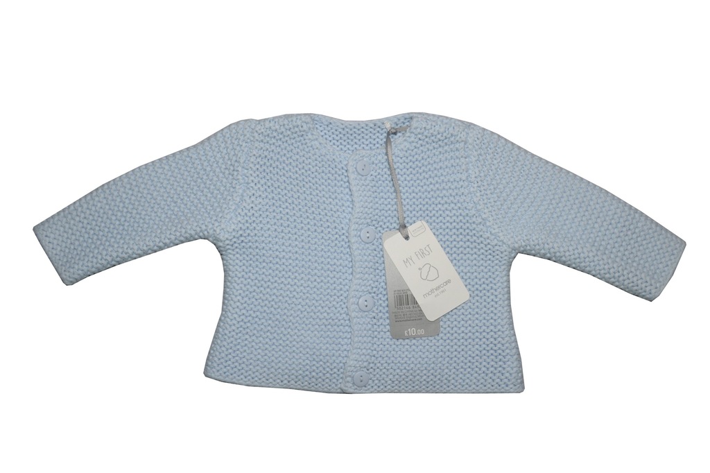D381. MOTHERCARE sweter r. 52, 0-1 m-cy NOWY !!