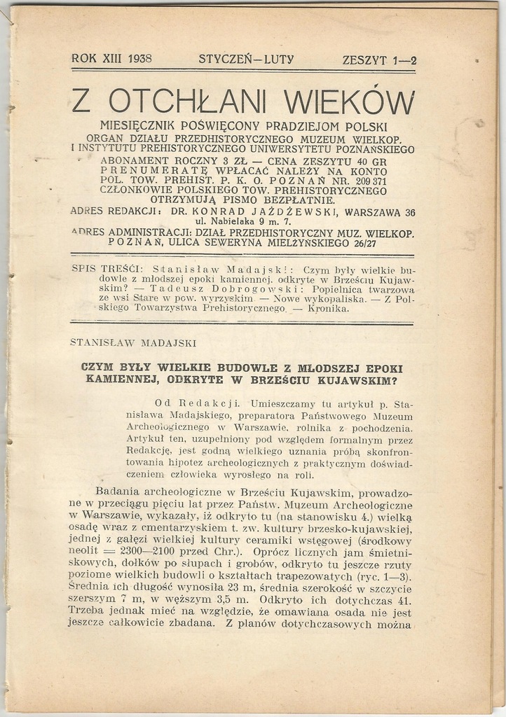 1938 BRZEŚĆ KUJAWSKI SPICYMIERZ PODDĘBICE TUREK