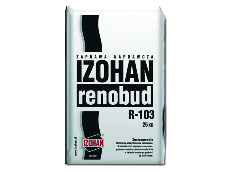 Masa naprawcza Izohan Renobud R-103 25kg 5-40mm