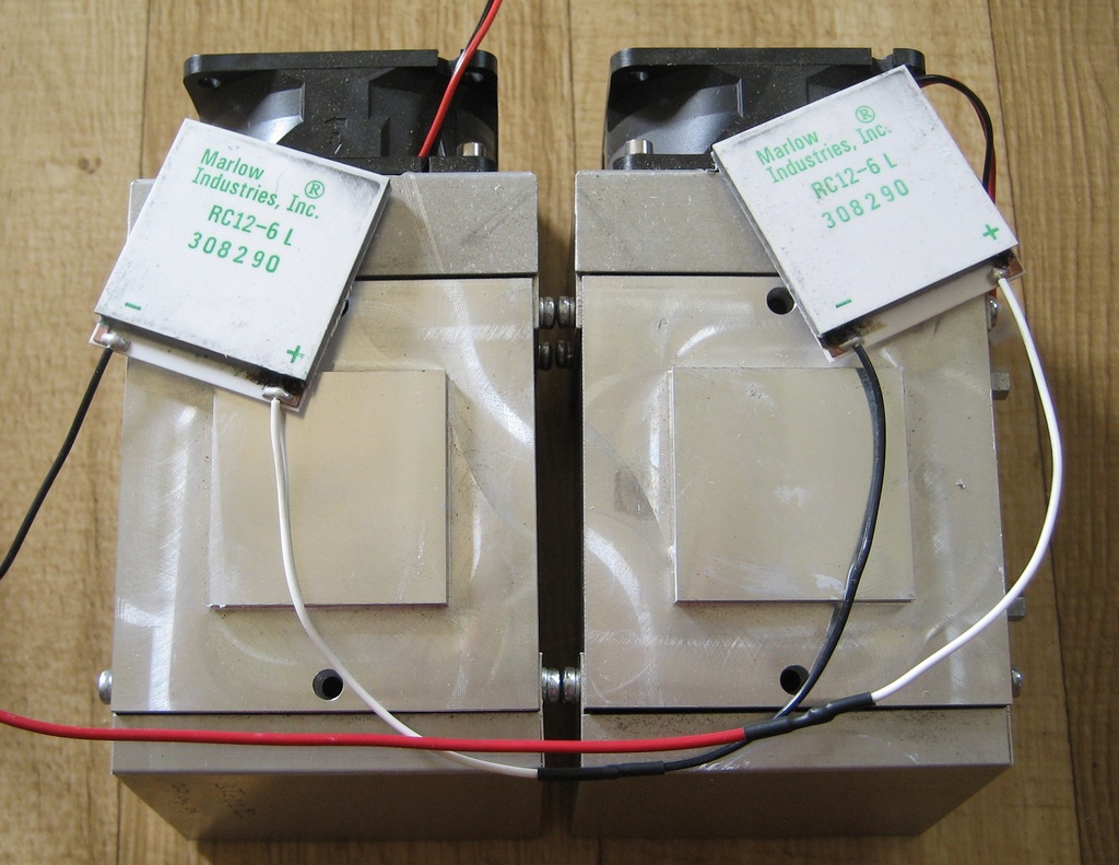 2x ogniwo Peltiera Marlow RC12-6L + chłodzenia