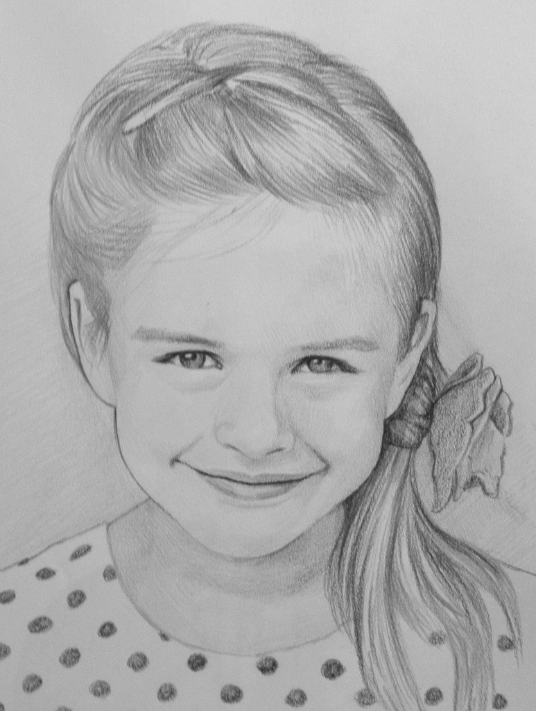 PORTRET rysowany SZKIC Rysunek prezent n mikołajki