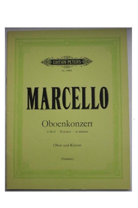 Marcello.Koncert d-Moll obój.Edition Peters. nuty